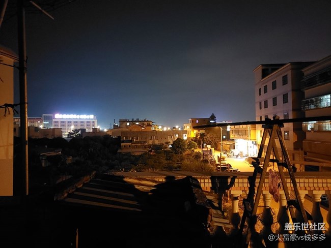 note9夜拍模式和正常照拍模式、 對比