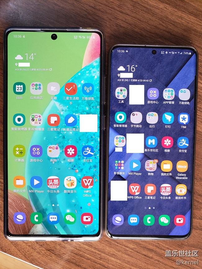 A71與S20大小，微距，GPS對比。