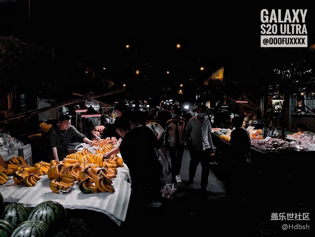 S20U主攝九合一模式夜拍掃街