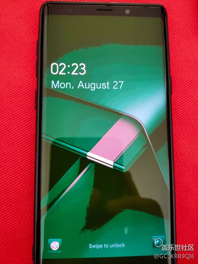 三星note9屏幕變黃變花有灰色橫紋有暗斑