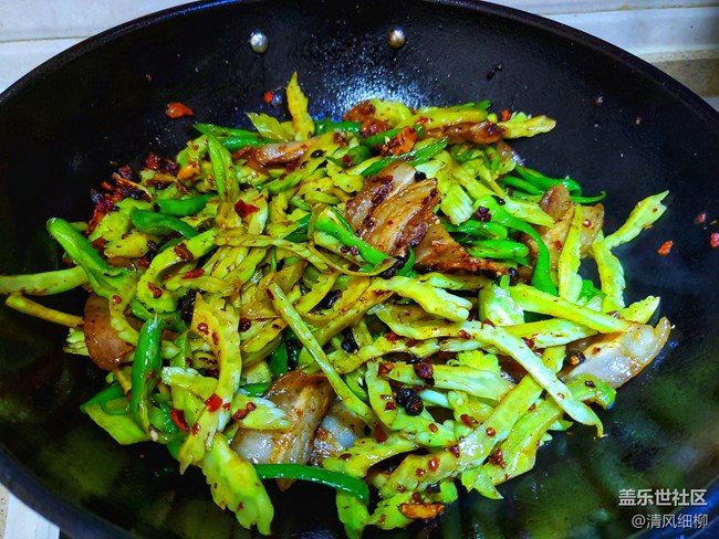 苦瓜辣椒炒回鍋肉