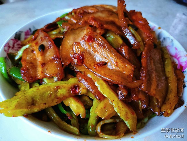 苦瓜辣椒炒回鍋肉
