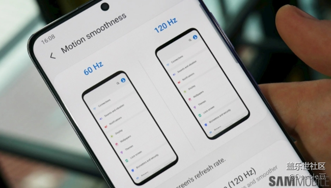 巧用Bixby：中等省電模式下開啟Galaxy S20的120Hz刷新率！