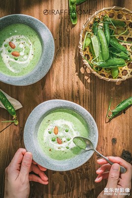 【精彩翻倍】+小滿節(jié)氣食譜-豌豆?jié)鉁?三星s20拍攝