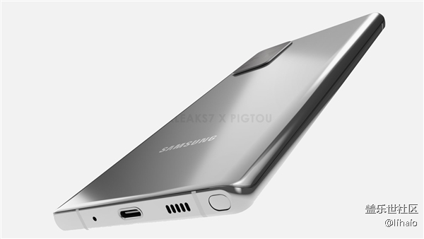 三星Galaxy Note 20渲染圖曝光：挖孔屏+潛望四攝