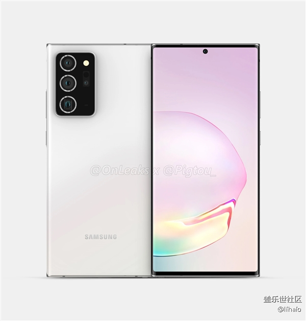 三星超大杯！Galaxy Note 20 Ultra首曝：2K 120Hz屏+驍龍865