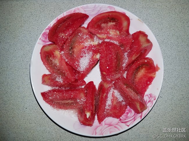 【快手小涼菜】+糖拌西紅柿