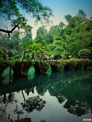 清涼夏日+小七孔橋
