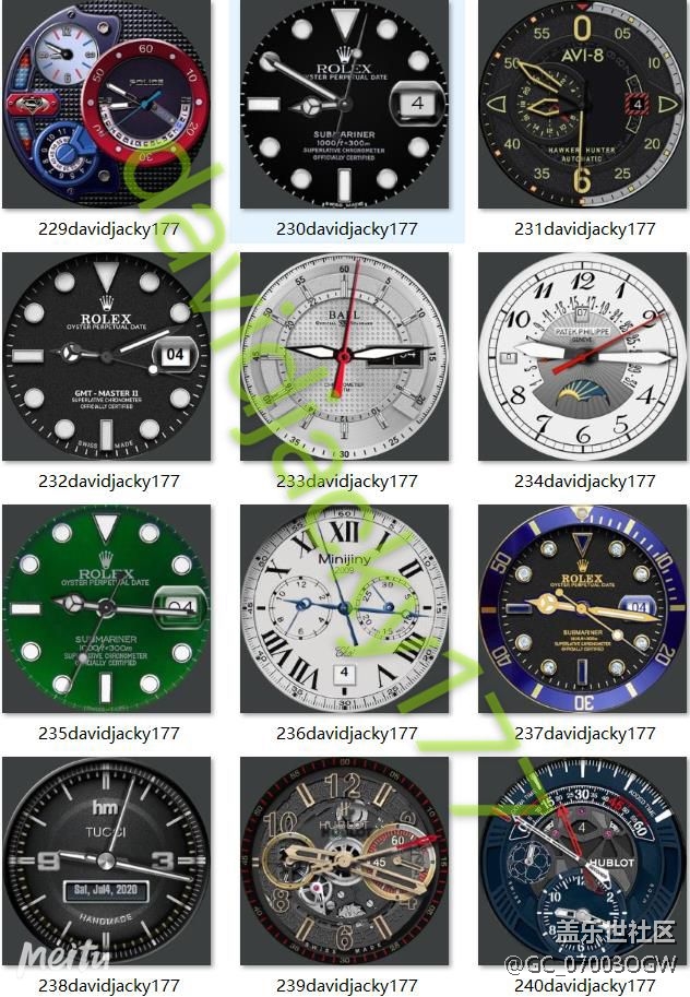 分享一下我喜歡的三星表盤