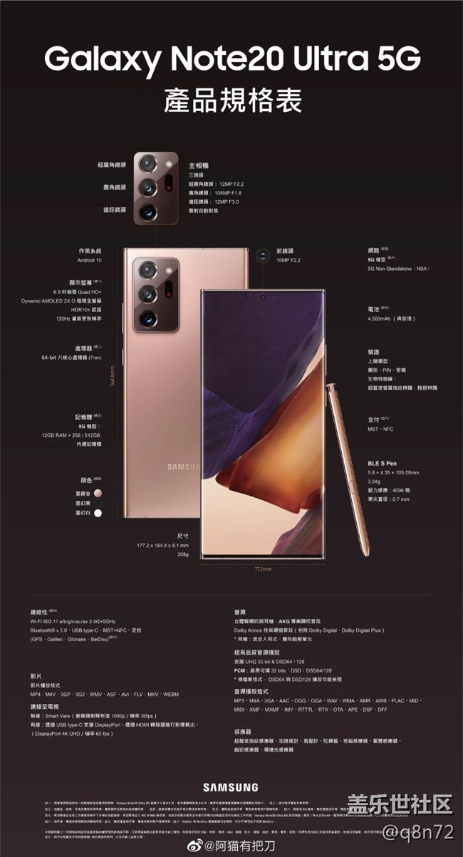 三星Note20的國內(nèi)新品發(fā)布會外灘店直播