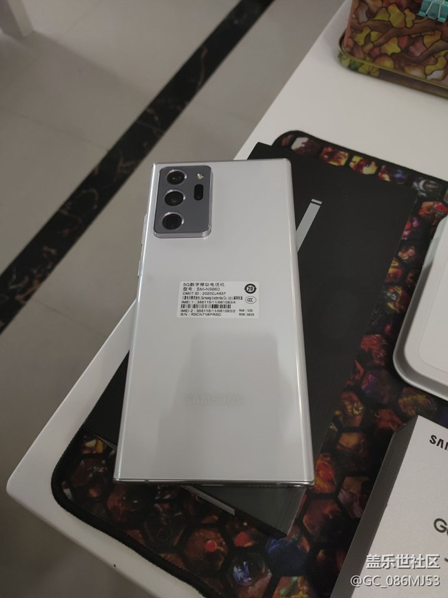 NOTE20 Ultra白色開箱！