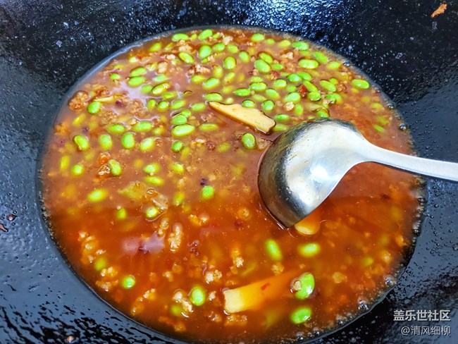 【滋補(bǔ)貼秋膘】+爛肉青豆