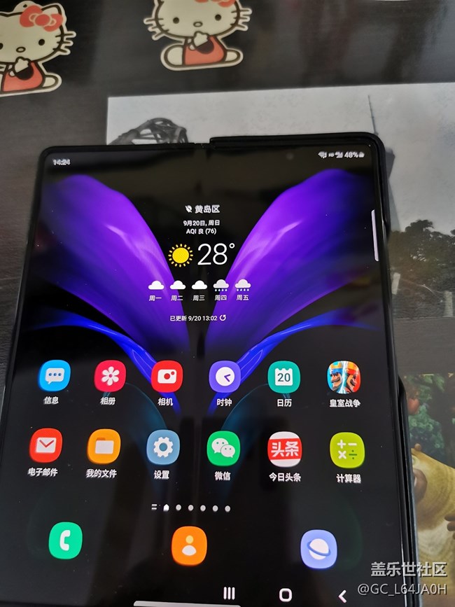 fold二代收到啦！