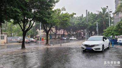 深秋遇涼雨，人心更愜意。