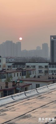 夕陽西下，