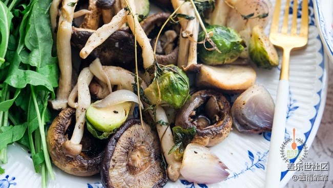 【感恩節(jié)】+香草烤蘑菇