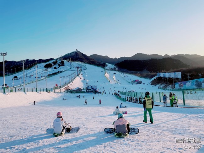冬天太適合滑雪了