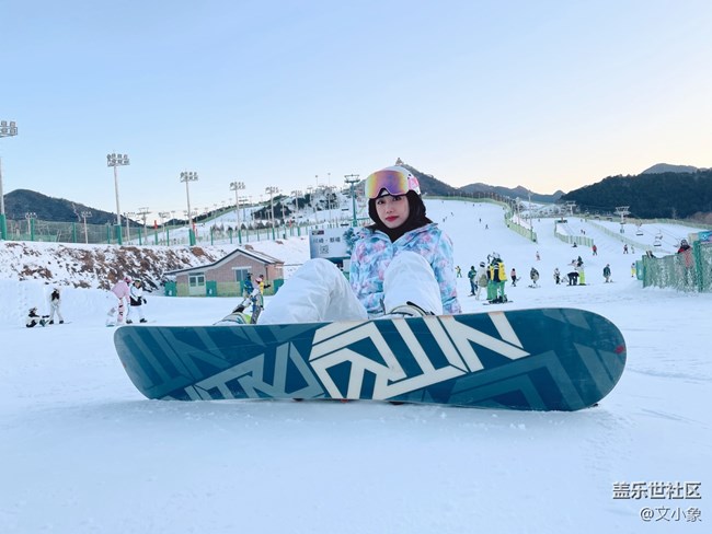 冬天太適合滑雪了