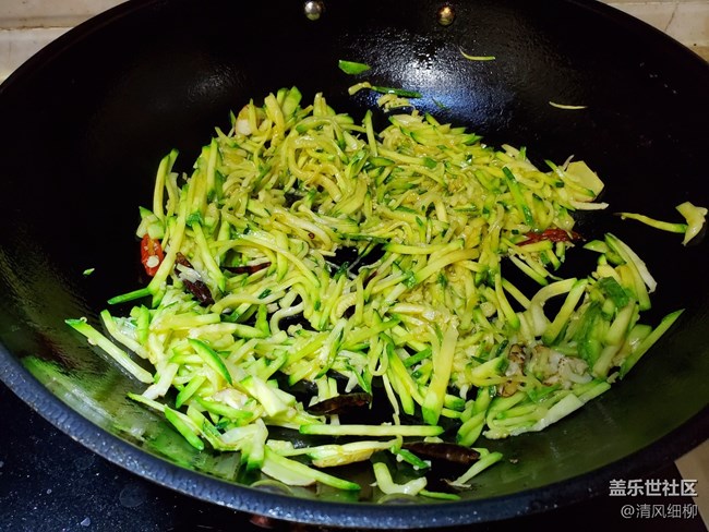 「新年美食」+熗炒脆嫩南瓜絲