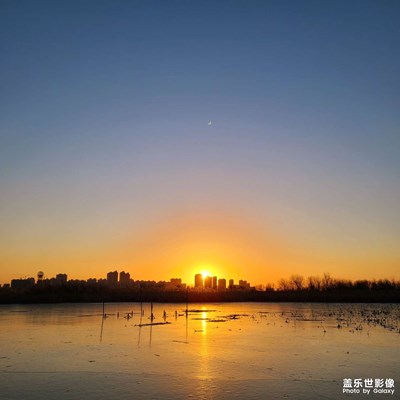 夕陽西下美景