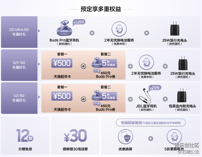 三星Galaxy S21系列5G預(yù)訂開啟 福利信息匯總 三星Galaxy S21系列5G預(yù)訂開啟 福利信息匯總
