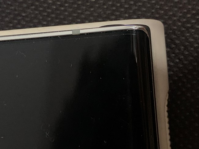 note20u白色有邊框掉漆的嗎