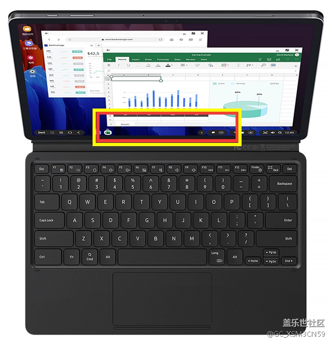 tab s7+ 鍵盤(pán)連接區(qū)域發(fā)熱嚴(yán)重，大家的是不是這樣？