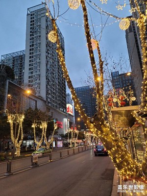 繁華的夜都市