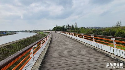 【周末拍點啥】+騎行秀美水鄉(xiāng)–三道堰 漫步彩虹橋