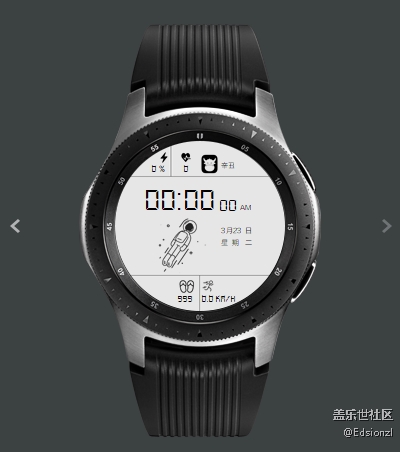 自制了一款太空人表盤，尋求代上架的表盤開發(fā)者。