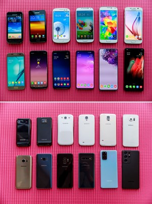 體驗(yàn)一下同時(shí)用十二部Galaxy手機(jī)（S1到S21）拍攝同個(gè)地點(diǎn)？