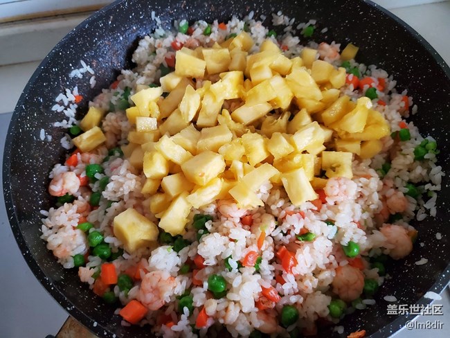 【五一霸王餐】香甜好吃，鮮美可口，自做鳳梨蝦仁炒飯