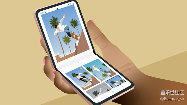 Galaxy Z Flip 5G: 當(dāng)時尚與科技碰撞