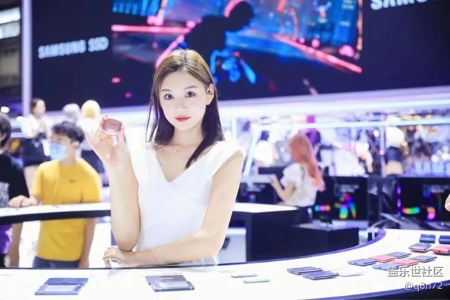 #CJ星游體驗官#2021ChinaJoy三星展臺心動小姐姐