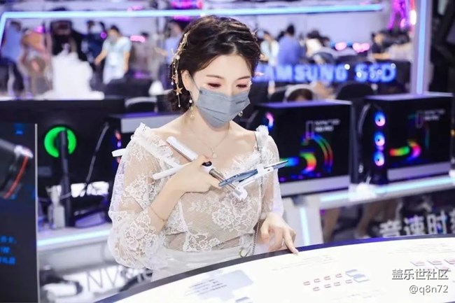 #CJ星游體驗官#2021ChinaJoy三星展臺心動小姐姐