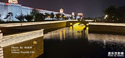夜晚的古縣城