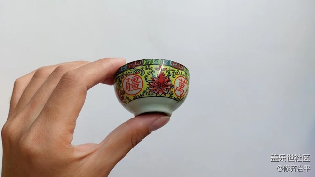 #靜物之美——萬(wàn)壽無(wú)疆五彩小酒杯