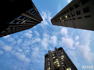 傍晚的天空
