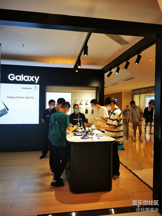 #三星快閃店打卡 +交交交交個(gè)朋友吧新機(jī)鑒賞打卡西安大悅城