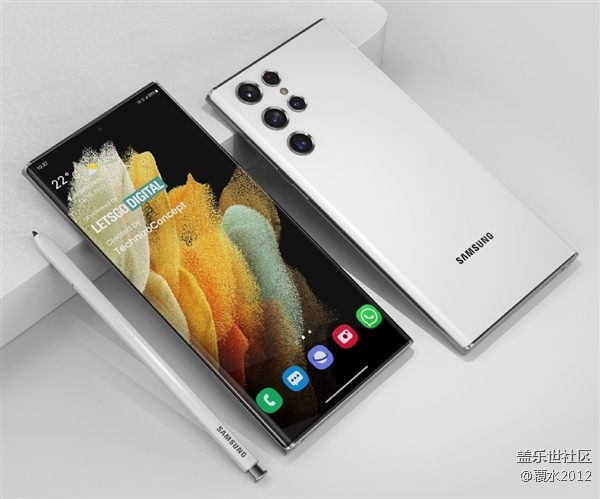 首批驍龍898！三星Galaxy S22 Ultra參數(shù)曝光：支持45W快充