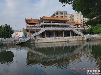 蟾龍樓，觀看龍舟比賽的地方
