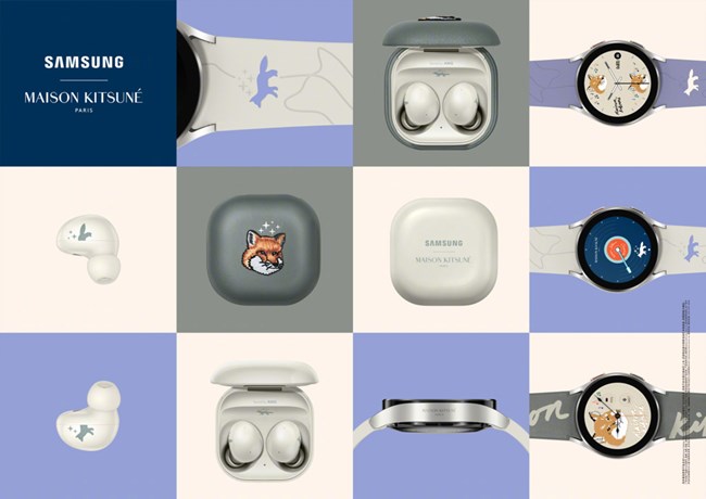 全新Samsung × Maison Kitsuné 聯(lián)合款來(lái)襲