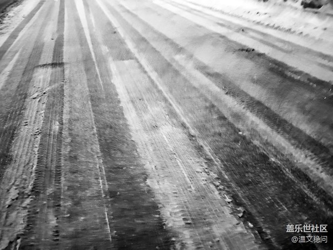 【簡單的黑白灰】一場雪