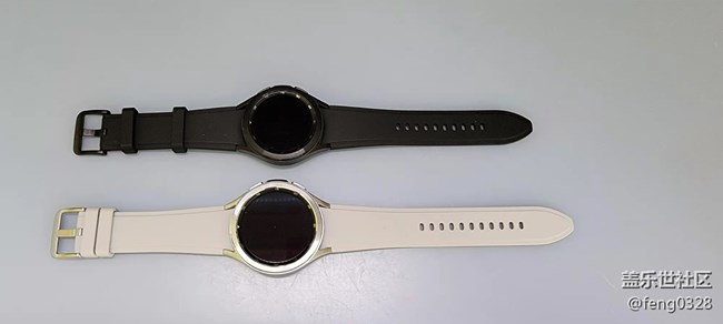 galaxy watch 4 一大一小一黑一白的對比，有圖有真相