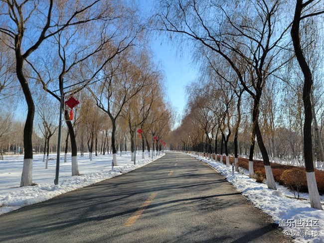 用三星Galaxy S21+ 5G版本記錄北方雪后的景色