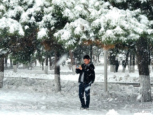 【冬日風情】＋2021年的第一場雪