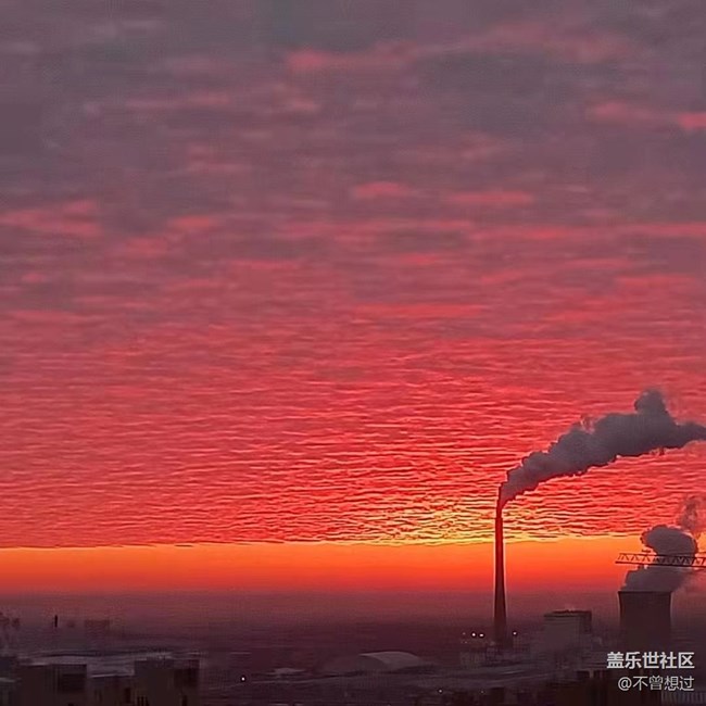 【冬日風(fēng)情】冬天也有好云彩