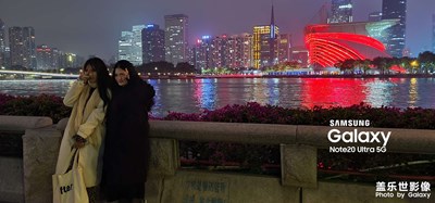 去廣州小蠻腰拍攝，用超級夜景模式。