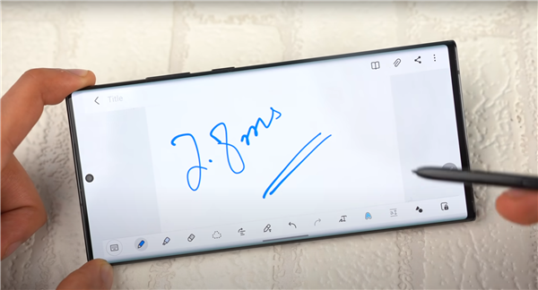 取代Note坐實(shí)？三星Galaxy S22 Ultra手寫筆延遲低至2.8毫秒