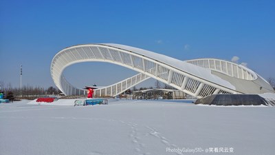 GalaxyS10+  春雪映門